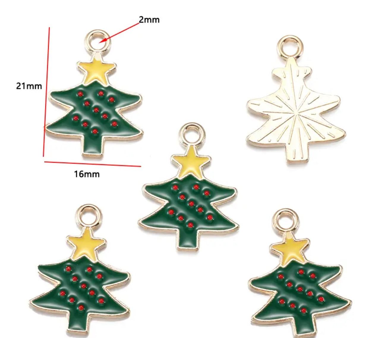 EC 1947 Christmas theme enamel charm ( 1 pc )