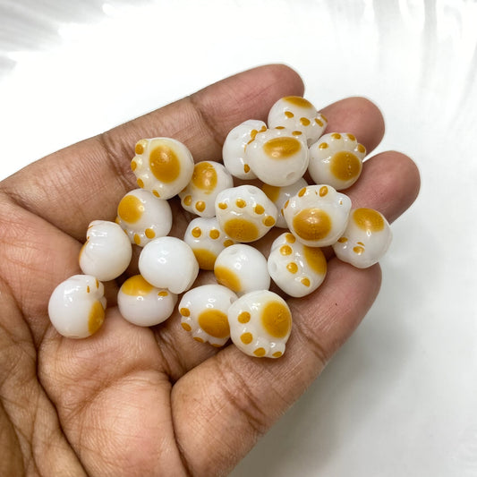 A756 Yellow paw bead