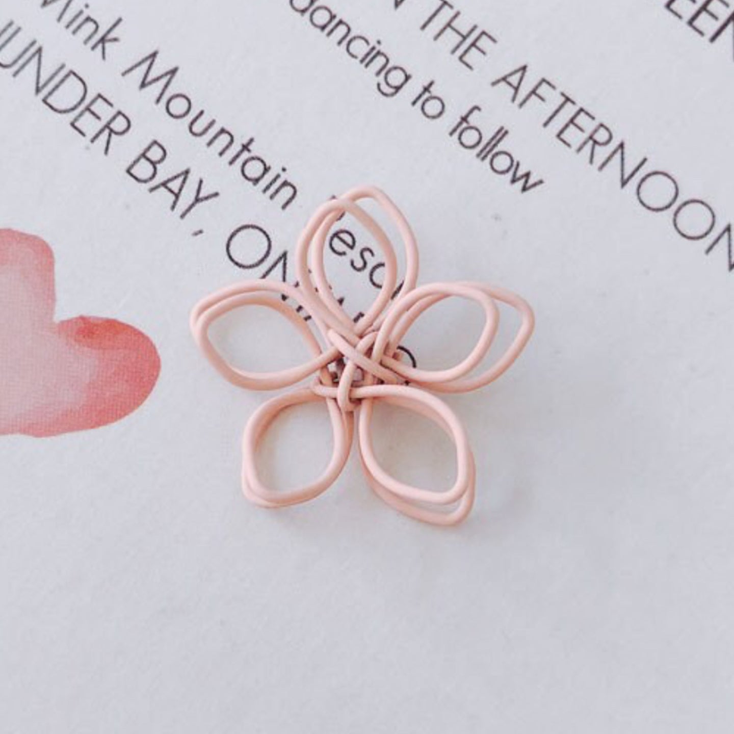 EC366 pink flower charm