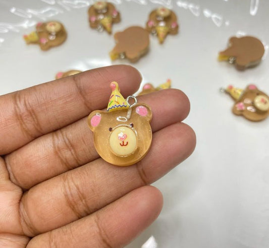 R857 kawaii themed resin charm