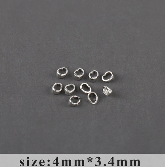 SP 983 silver plated pinch bail - anti tarnish - per piece