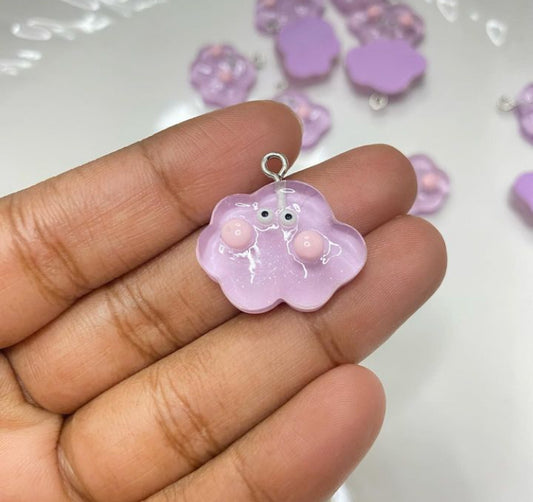 R856 kawaii themed resin charm