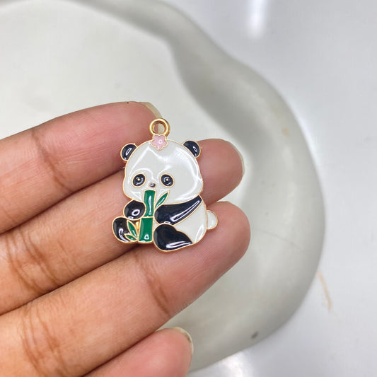 EC 2139 Panda enamel charm ( 1 pc )