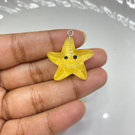 RC 945 Star Fish Sea themed resin charm - per piece