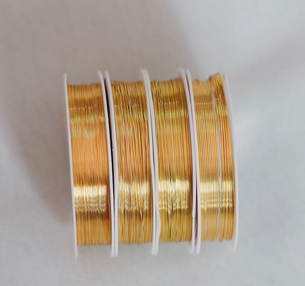 Gold plated Wire - Anti tarnish - per roll