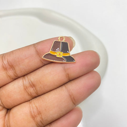 EC 1857 Halloween Cap enamel charm ( 1 pc )