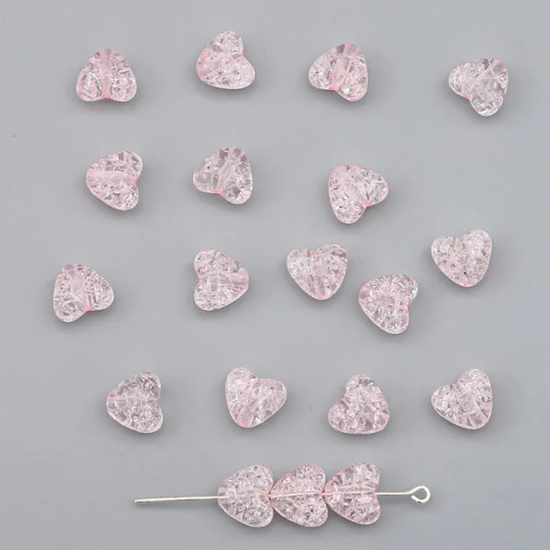 AB 698 light pink perforated heart ( 1 pc )