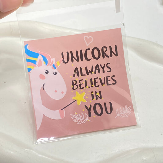 Unicorn Always believes in you self adhesive cover ( 1 pc )