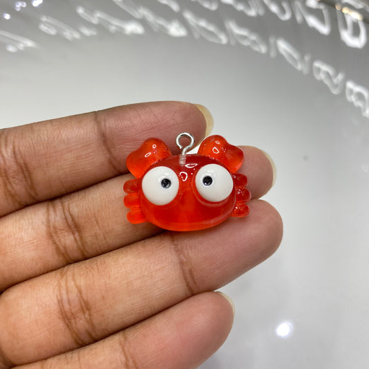 RC 941 Crab Sea themed resin charm - per piece