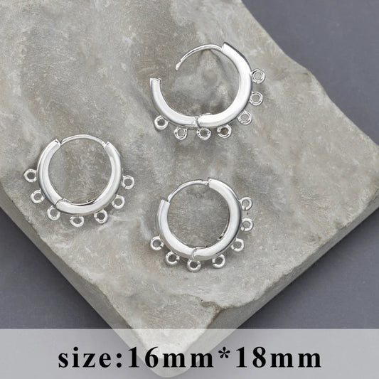 SP 237 silver plated hoop ( 2 pc ) Anti tarnish