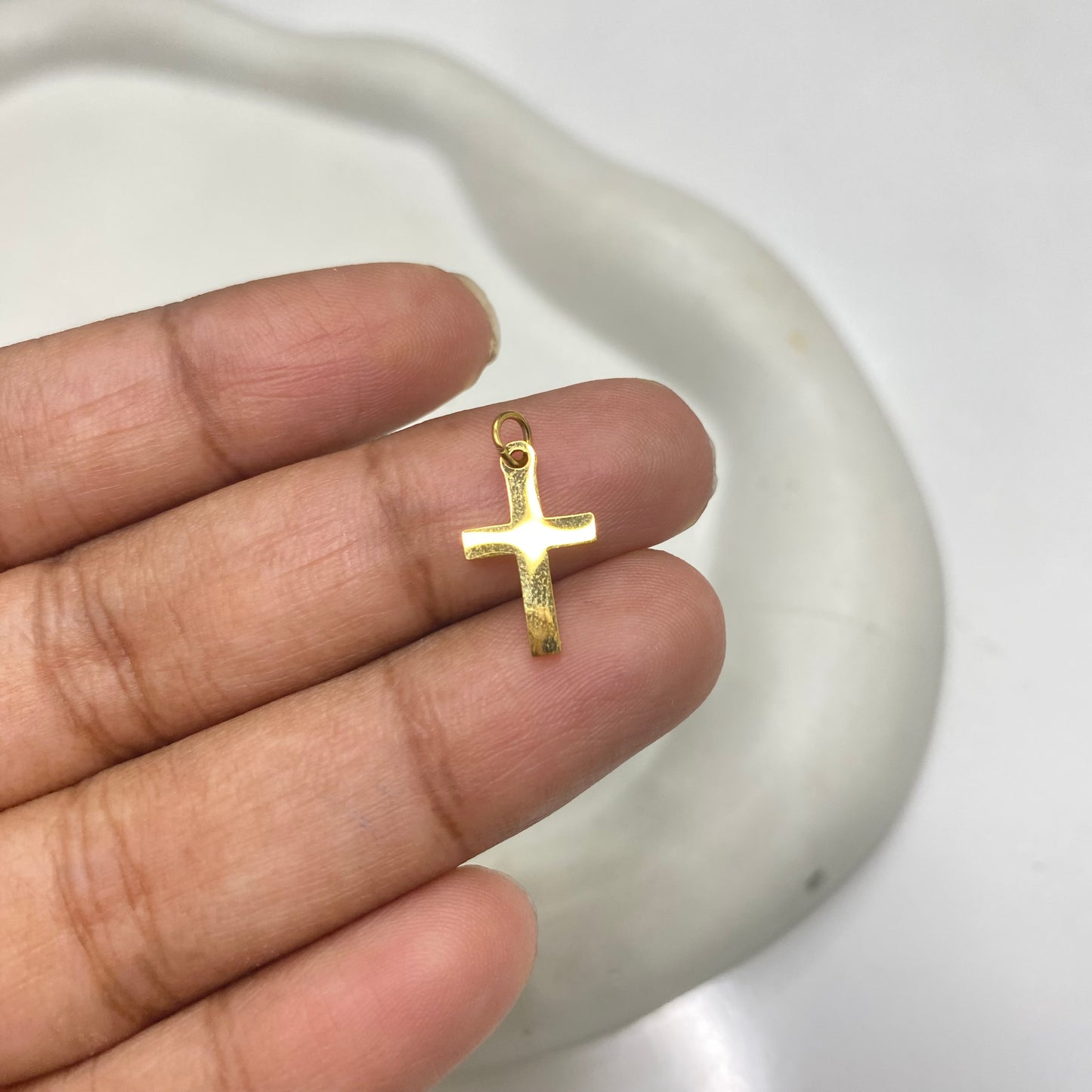 SS 2056 Cross Stainless steel charm ( 1 pc ) Anti tarnish