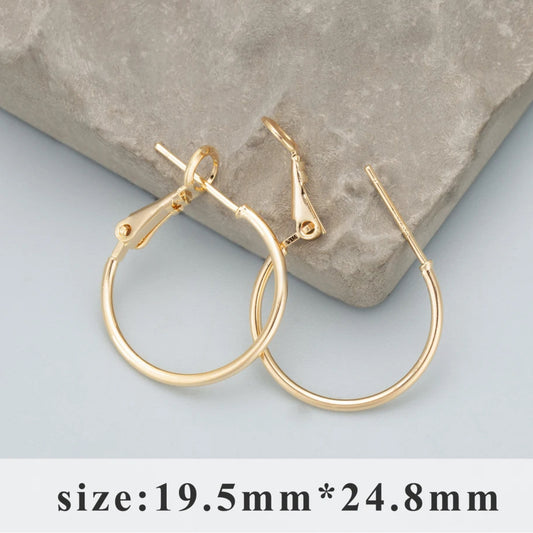 GP710 gold plated bali hoop