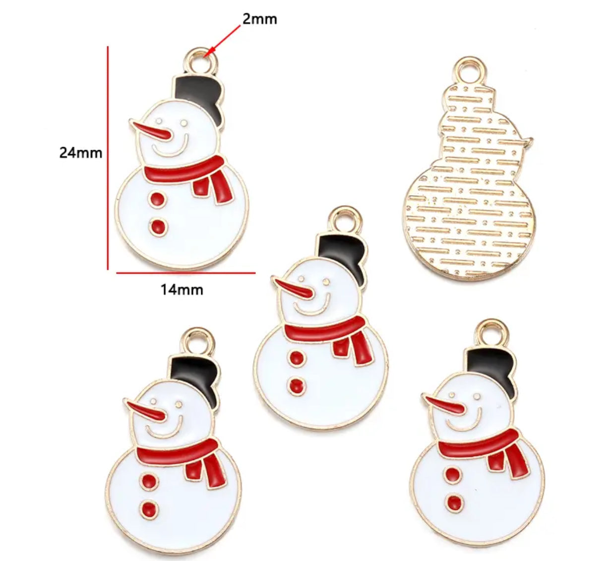 EC 1960 Christmas theme enamel charm ( 1 pc )