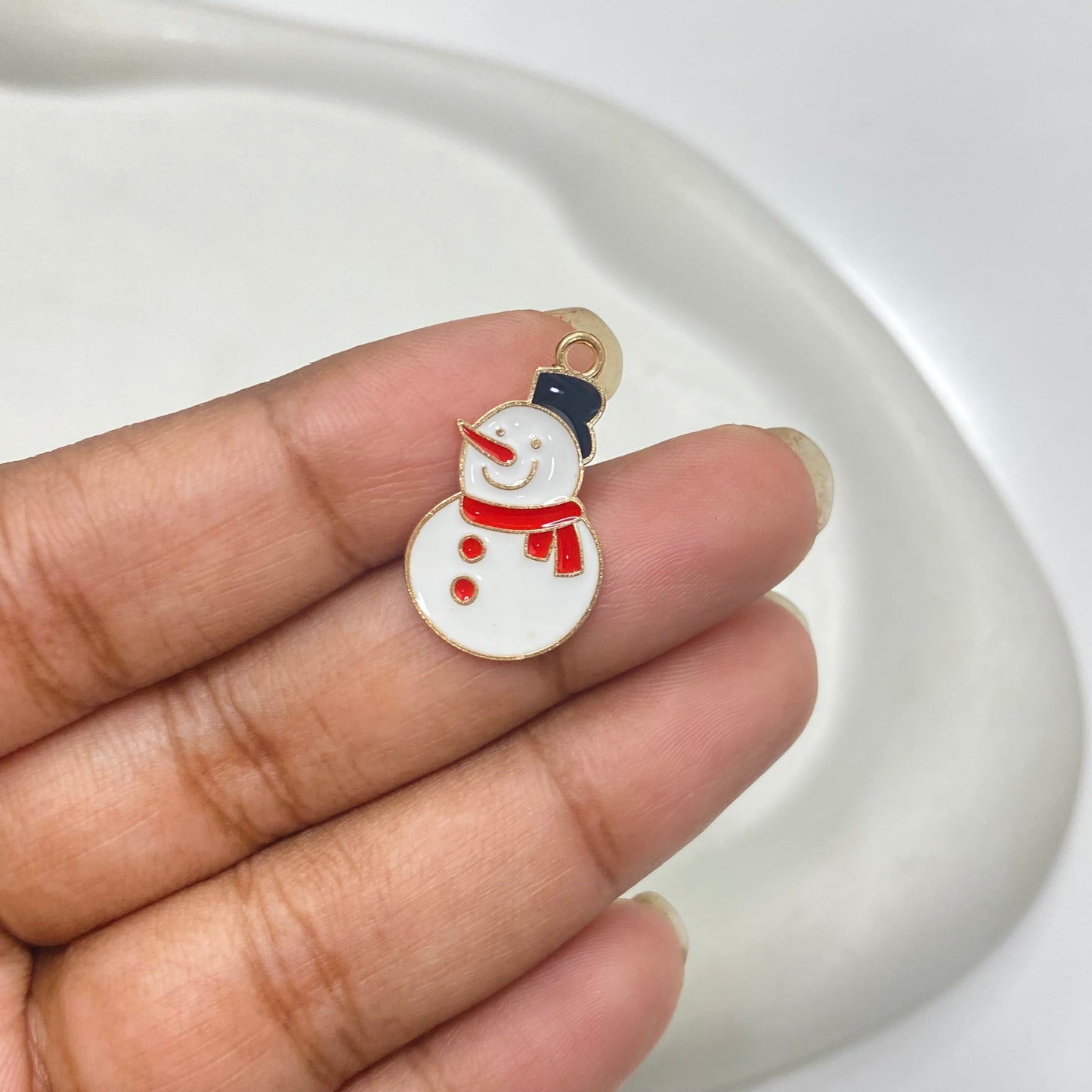 EC 1960 Christmas theme enamel charm ( 1 pc )