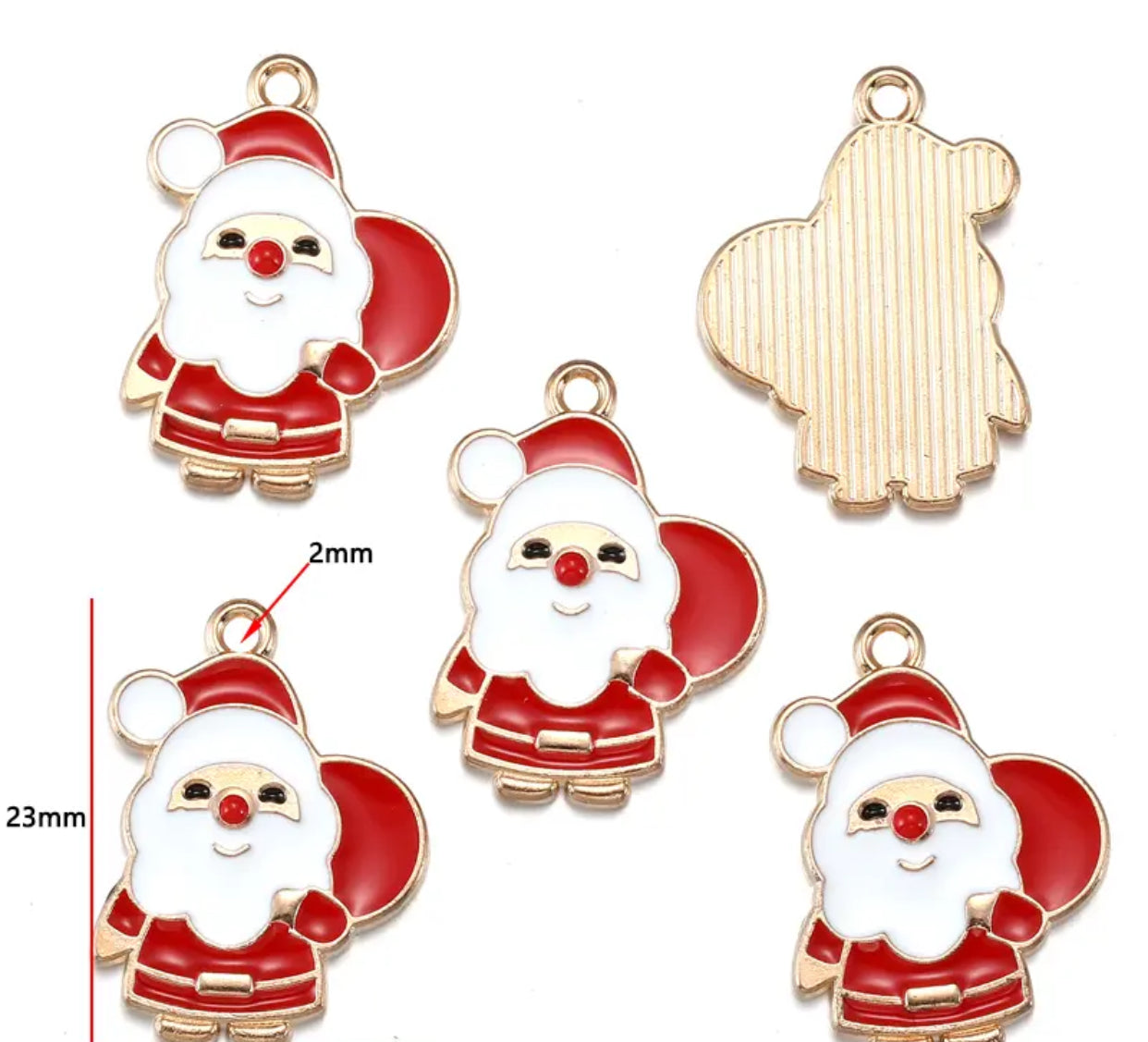 EC 1961 Christmas theme enamel charm ( 1 pc )