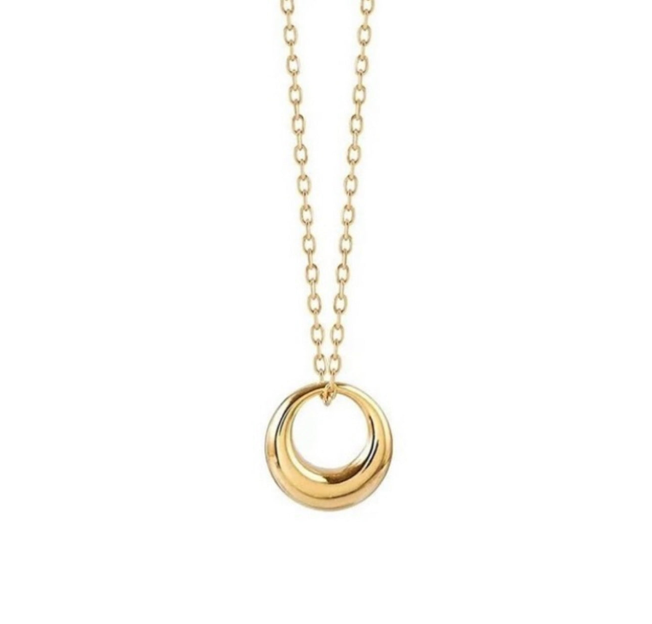 SS 02 Ring Necklace - 18k stainless steel - Anti tarnish