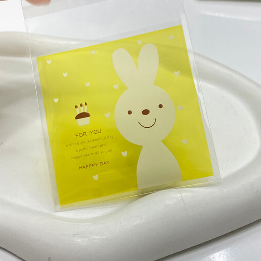 Yellow bunny self adhesive cover ( 1 pc )