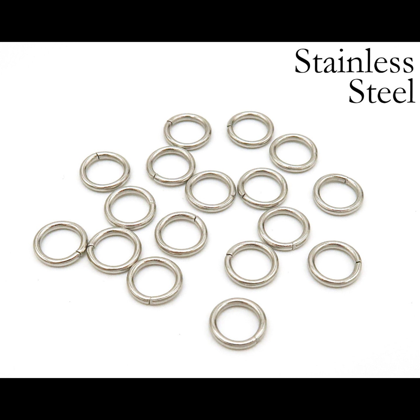 Stainless steel jumpring - per piece Anti tarnish