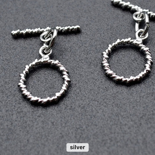 SP 829 Silver plated OT Toggle clasp - Anti tarnish