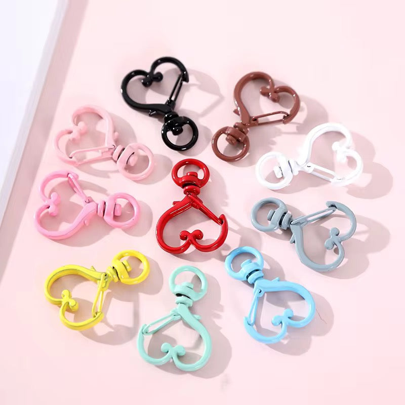 BKC 006 Heart keychain clasp - High quality ( 1 pc )