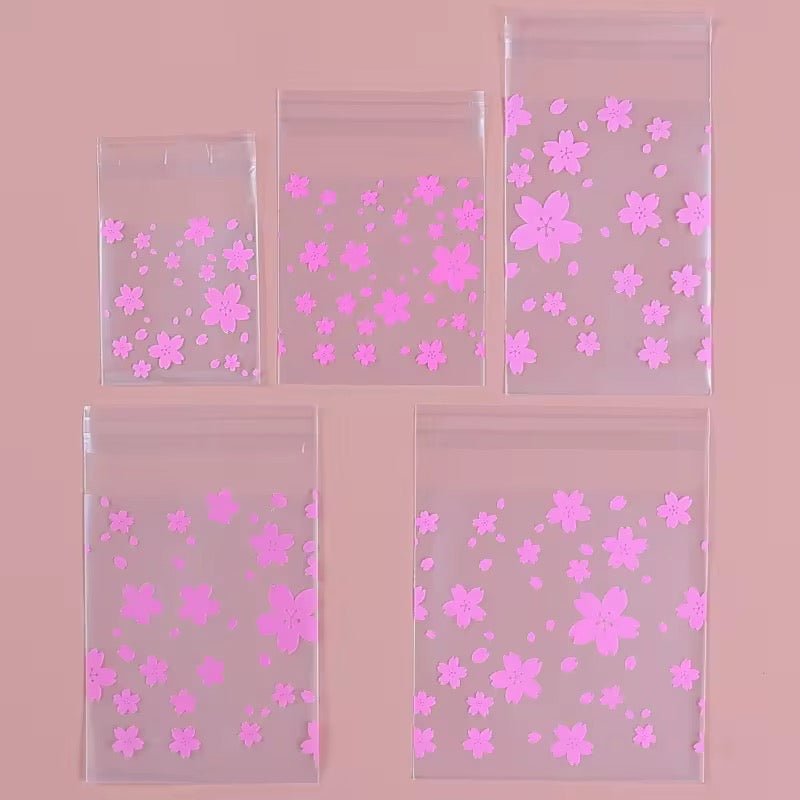 Pink flower  self adhesive cover ( 1 pc )