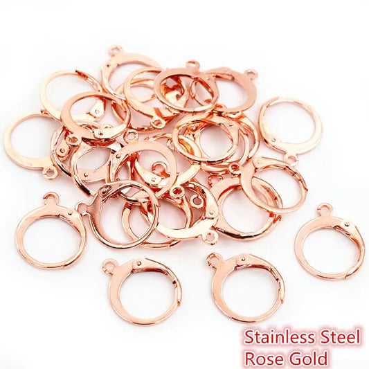 SS 1553 - Rose Gold stainless steel Clasp( 2 pc )