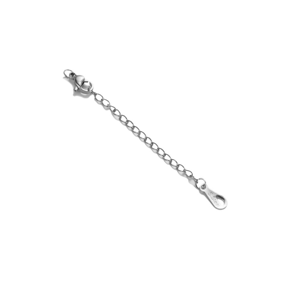 SS 1736 - Stainless steel extension with lobster hook ( 1 pc ) Anti tarnish